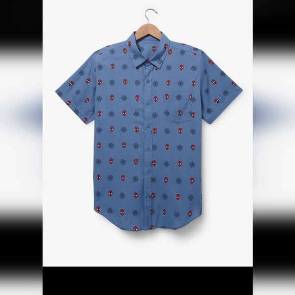 Spiderman button up shirt - Picture 1 of 4
